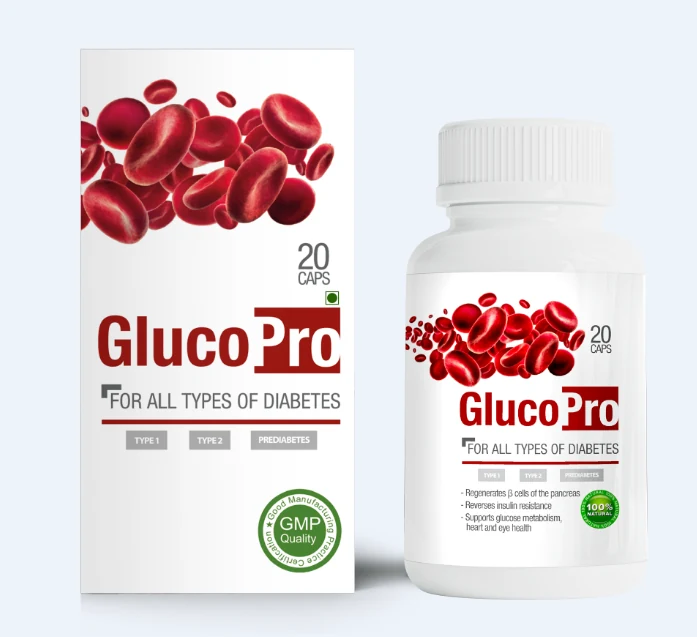 Gluco Pro product packaging
